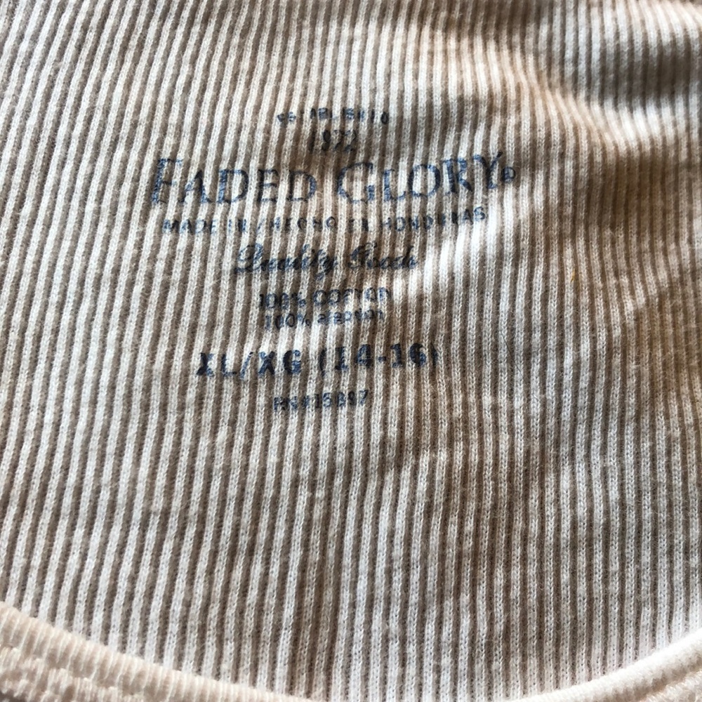 White Ribbed Tank Top - Picture 5 of 5